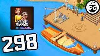 Boat from Pier Is Complete ! 🏡 Merge Mansion - Gameplay Walkthrough |Part 298|