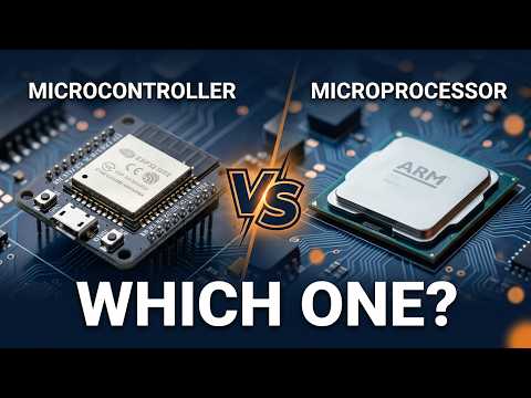 Microcontroller vs Microprocessor | What's the Difference? |Embedded Systems| MCU vs MPU Comparison
