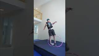 Impossible Flip Through Hoop!!