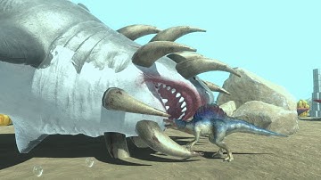 TITAN Mutant Megalodon vs ALL UNITS Animal Revolt Battle Simulator