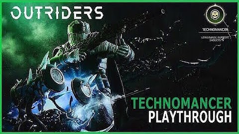 Outriders Full Game LIVE |  Technomancer Solo Playthrough - Wreckage Zone/Goodbye Seth! [PS5]