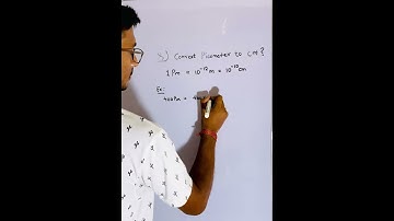 Conversion of Picometer to centimetre ♎️ #viral #ytshorts #measurement