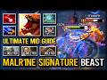 FLCN.Malr1ne SIGNATURE MID GUIDE PRIMAL BEAST WITH AGHS SCEPTER + CRELLA'S CROSZIER BUILD DOTA 2