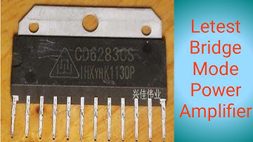 6283ic Bridge Mode Power Amplifier