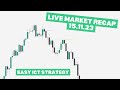 15.11.23 Market Review - Using Simple ICT Strategies