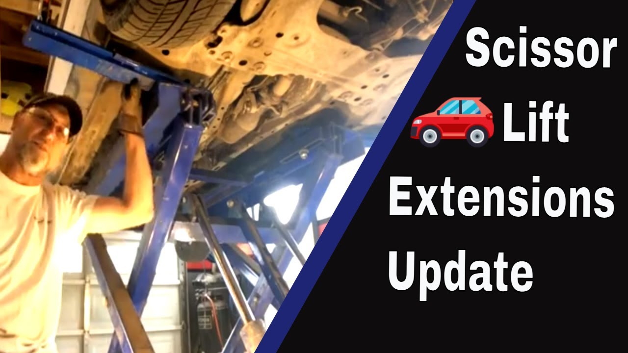 Harbor Freight Scissor Lift Extensions Update YouTube
