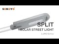 Sokoyo split solar street light lumo