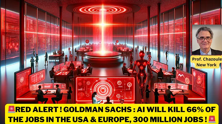 🚨RED ALERT ! GOLDMAN SACHS : AI WILL KILL 66% OF THE JOBS IN THE USA & EUROPE, 300 MILLION JOBS ! 🚨🚨