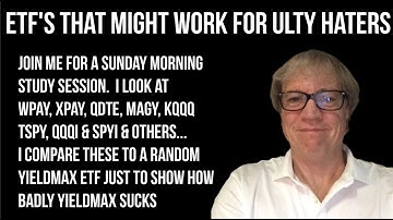 ALTERNATIVE ETFS FOR THE ULTY HATERS