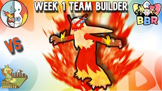 BANDED BLAZIKEN!! | BBR D-League Week 1 Teambuilder | Pokemon Scarlet and Violet WiFi Draft Battle