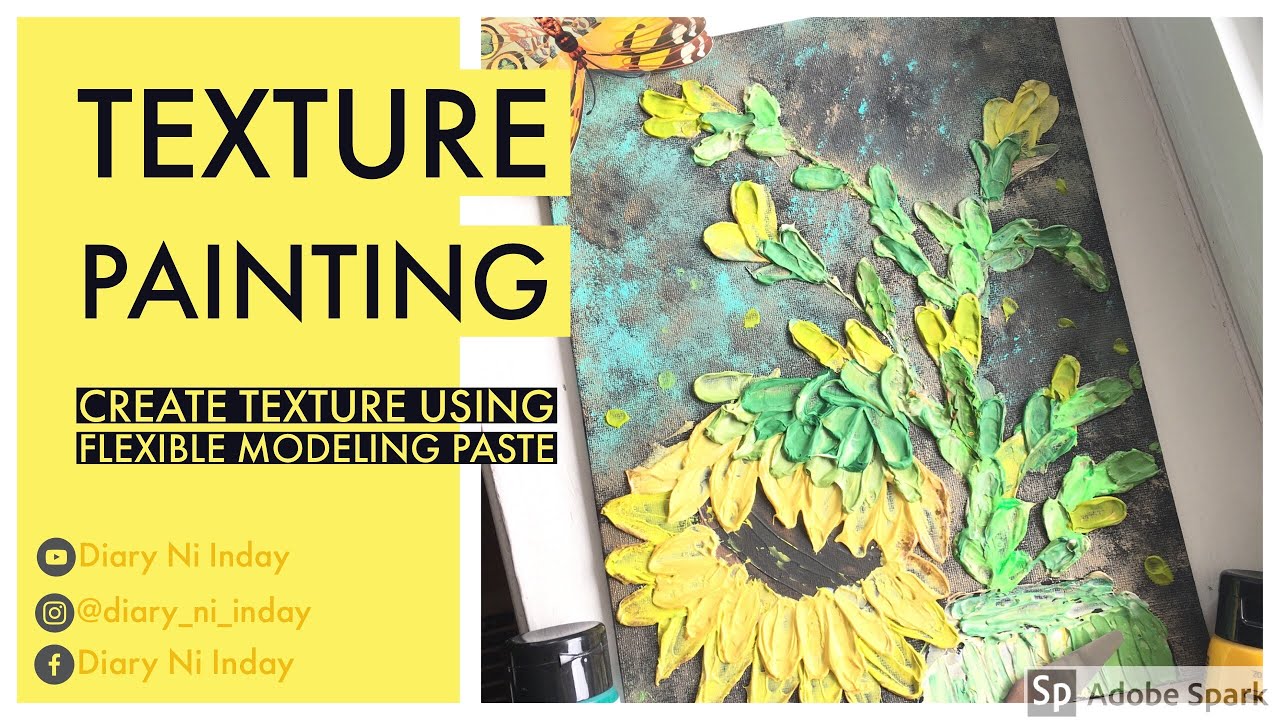 How to Make Textured Art with Liquitex Modelling Paste 