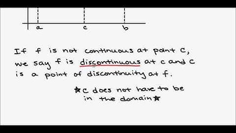 Calculus - 2.3 Continuity (Part 1)