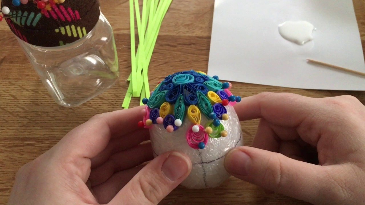 Paper quilled 3D egg YouTube