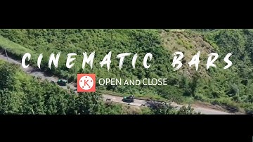 How to make cinematic black bars open and close effect in kinemaster।।Kinemaster tutorial।।