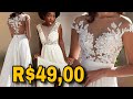 COMPREI UM VESTIDO DE NOIVA DE R$49,00