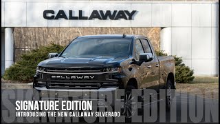 homepage tile video photo for 2021 Supercharged Silverado Callaway Signature Edition Intro Dual Exhaust Sound 0-60 ¼-mile times