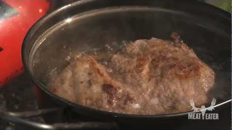How to Cook Venison Loin in the Field with Steven Rinella