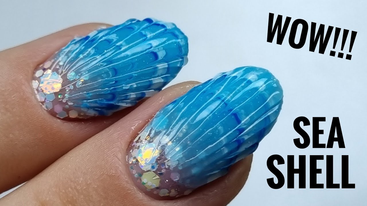 45 Ocean Nail Art Ideas | Art and Design | Beach nails, Wave nails, Cruise  nails