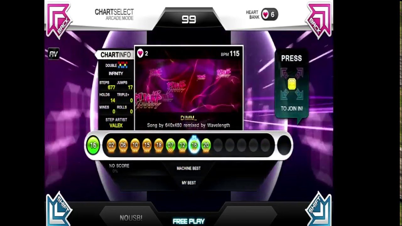 Pump it Up Infinity 1.10 - DiMM - S15 & S18