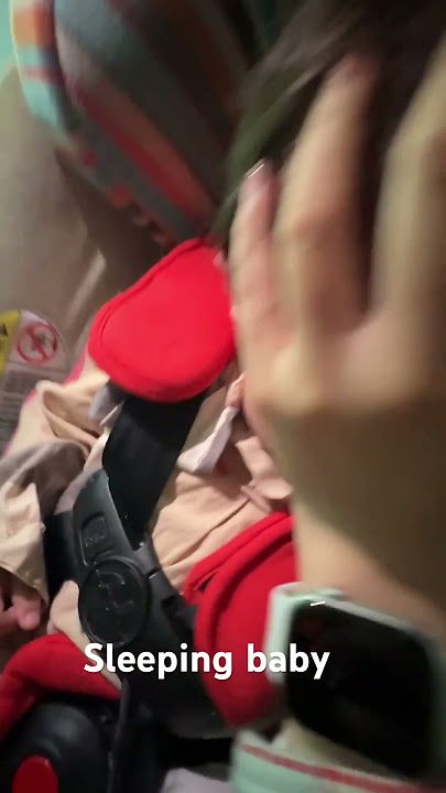 Baby sleeping in car #baby #sleeping  #snoring #cutebaby #sleepingbaby