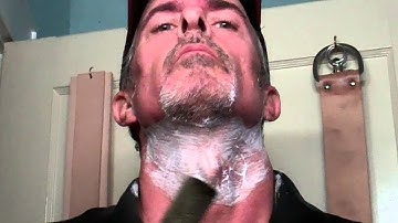 Frederick Reynolds Straight Razor New Hone Test Shave 2nd Lather