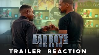 BAD BOYS: RIDE OR DIE – Official Trailer Reaction Mashup | Will Smith | Martin Lawrence