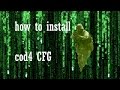 How to install a COD4 config/cfg