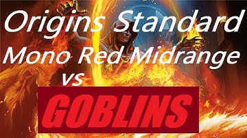 Magic Origins Standard Mono Red Midrange vs Mono Red Goblins, Game 1