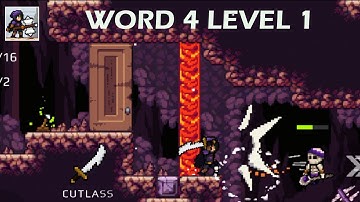 Apple Knight Word 4 Level 1 Full Gameplay Walkthrough