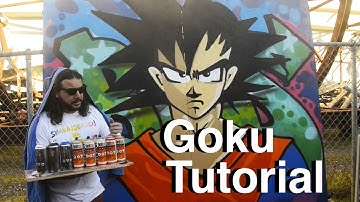 ArtPrimo.com Presents: Goku Character Spray Paint Tutorial