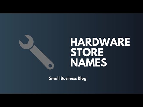 Names Of Hardware Store