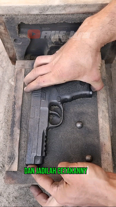 Cara Membuat Pistol dari Besi @almostperfectrestoration #experiment #short #shorts