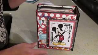 Scrapbooking mini album "Disney" with Simple Stories "Say Cheese III"