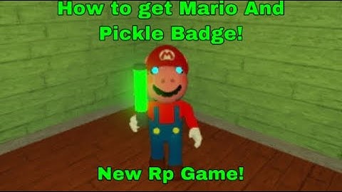 How to get Pickle And Mario Badges + Skins