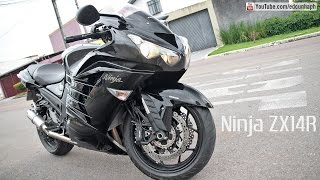 2014 Kawasaki Ninja ZX14R with LeoVince Exhaust Slip on - Bikers Garage 05