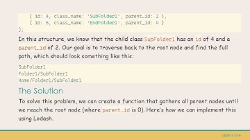 How to Find the Parent Name from Child Using Lodash and Print the Path