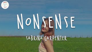 Vídeo con letra |  Sabrina Carpenter - Nonsense (Lyric Video)