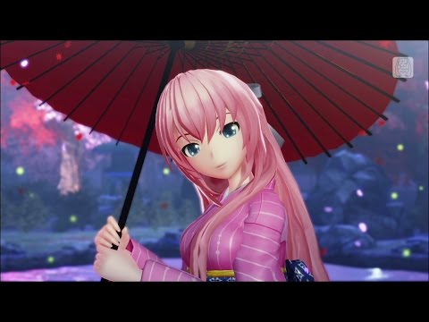 K*I様 DAIBA de DIVA-X 缶バッジ 巡音 ルカ 謎の女幹部 巡音ルカ】紅一葉【Project DIVA X HD】 - YouTube