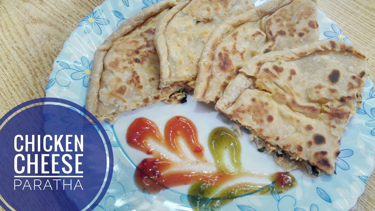 Chicken Cheese Paratha Recipe in Urdu Pakistani - YouTube