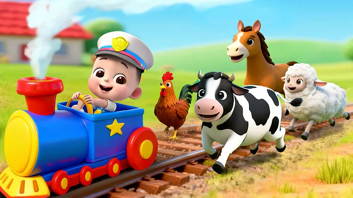 🔴LIVE | Animals on the Train | Learn Vehicles, Animals + More! | Nursery Rhyme | LiaChaCha