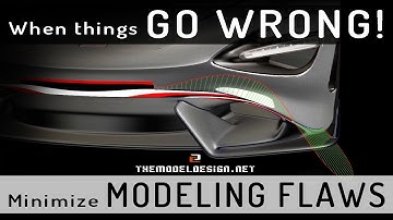 Alias Modeling Automotive When Things Go Wrong Minimize Modeling Flaws 3D Product Design Services