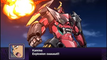 Super Robot Wars Z2: Hakai Hen - Gurren Lagann All Attacks *Kamina* (English Subs)