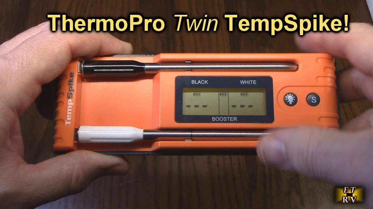 ThermoPro Twin TempSpike 500ft Truly Wireless Meat Thermometer with 2 Meat Probes, Bluetooth Meat Thermometer with LCD-Enhanced Booster, Meat