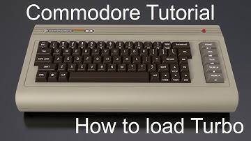 Commodore 64 Tutorial Part 1 - How To Load Turbo From Tape
