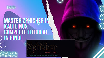 How to Use Zphisher Tool in Kali Linux | Complete Tutorial | In Hindi