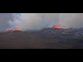 Sundhnksggar volcano eruption in iceland  seen from orbjorn  close up