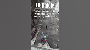 #iqriddles What belong to you but is used more by others? #shorts #riddles #iqtest #iq