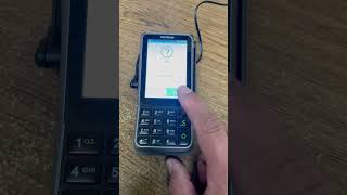 Using a Verifone credit card unit screenshot 1