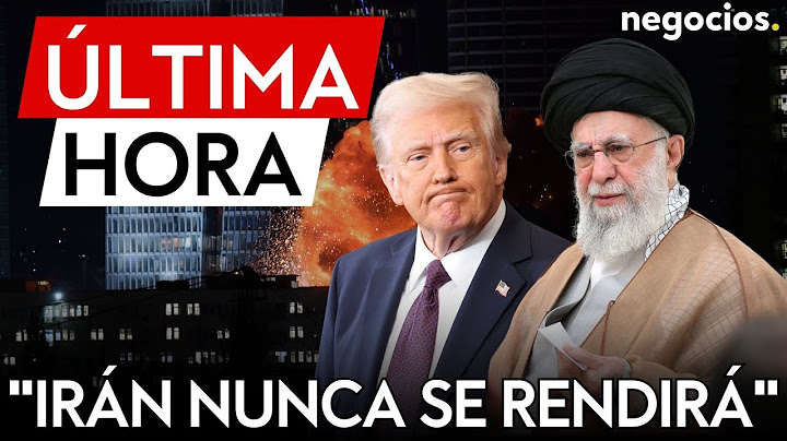ÚLTIMA HORA | "Irán no se rendirá ante Israel": Jamenei se planta ante la amenaza de Trump