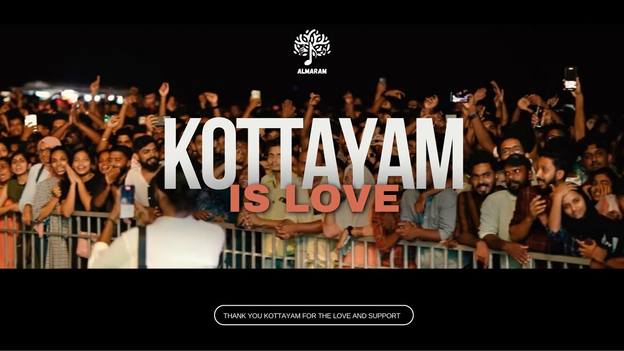 Kottayam is Love♥️ | Live show in Kottayam | ALMARAM MUSIC BAND ...